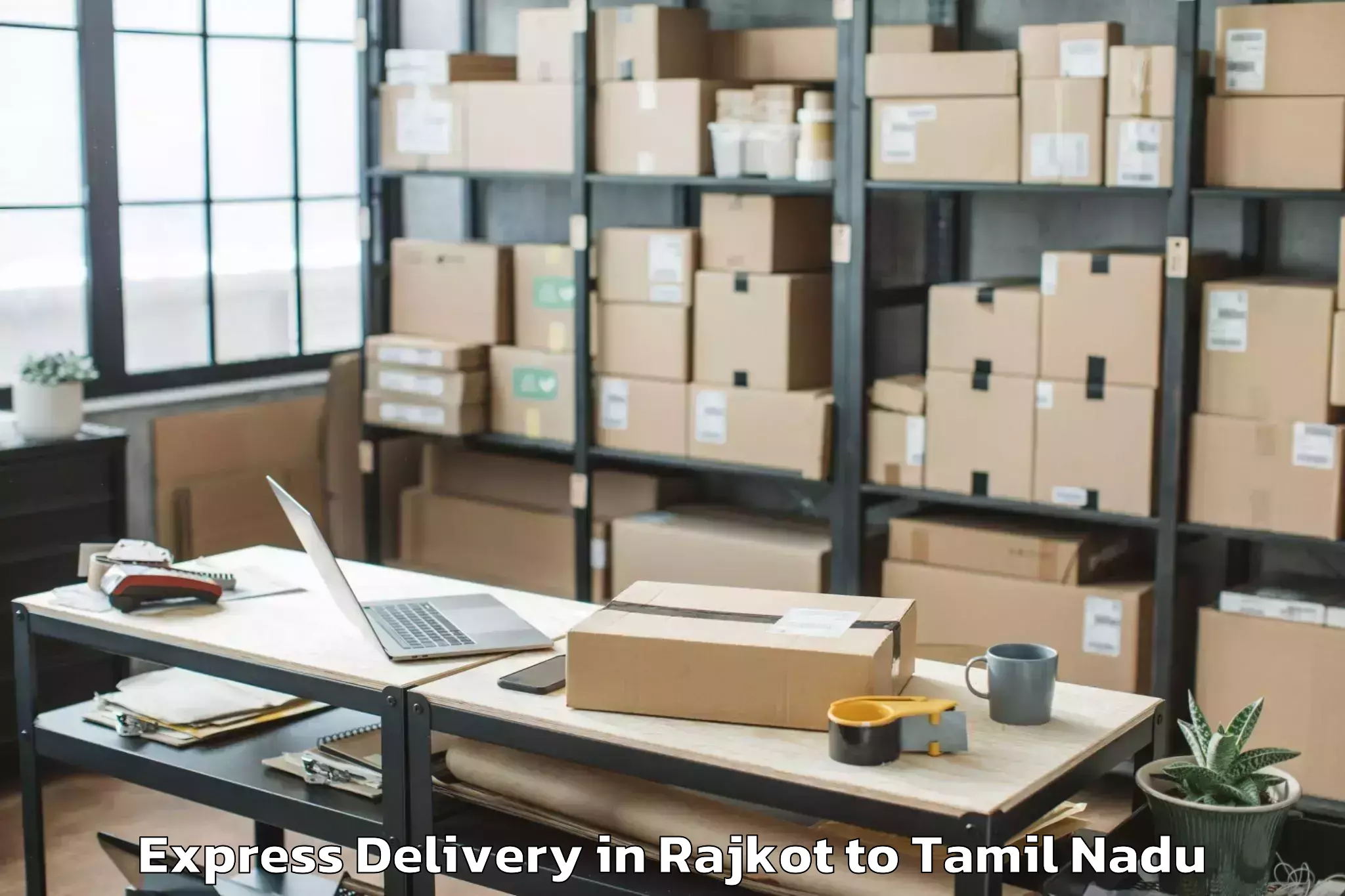 Leading Rajkot to Periyapattinam Express Delivery Provider